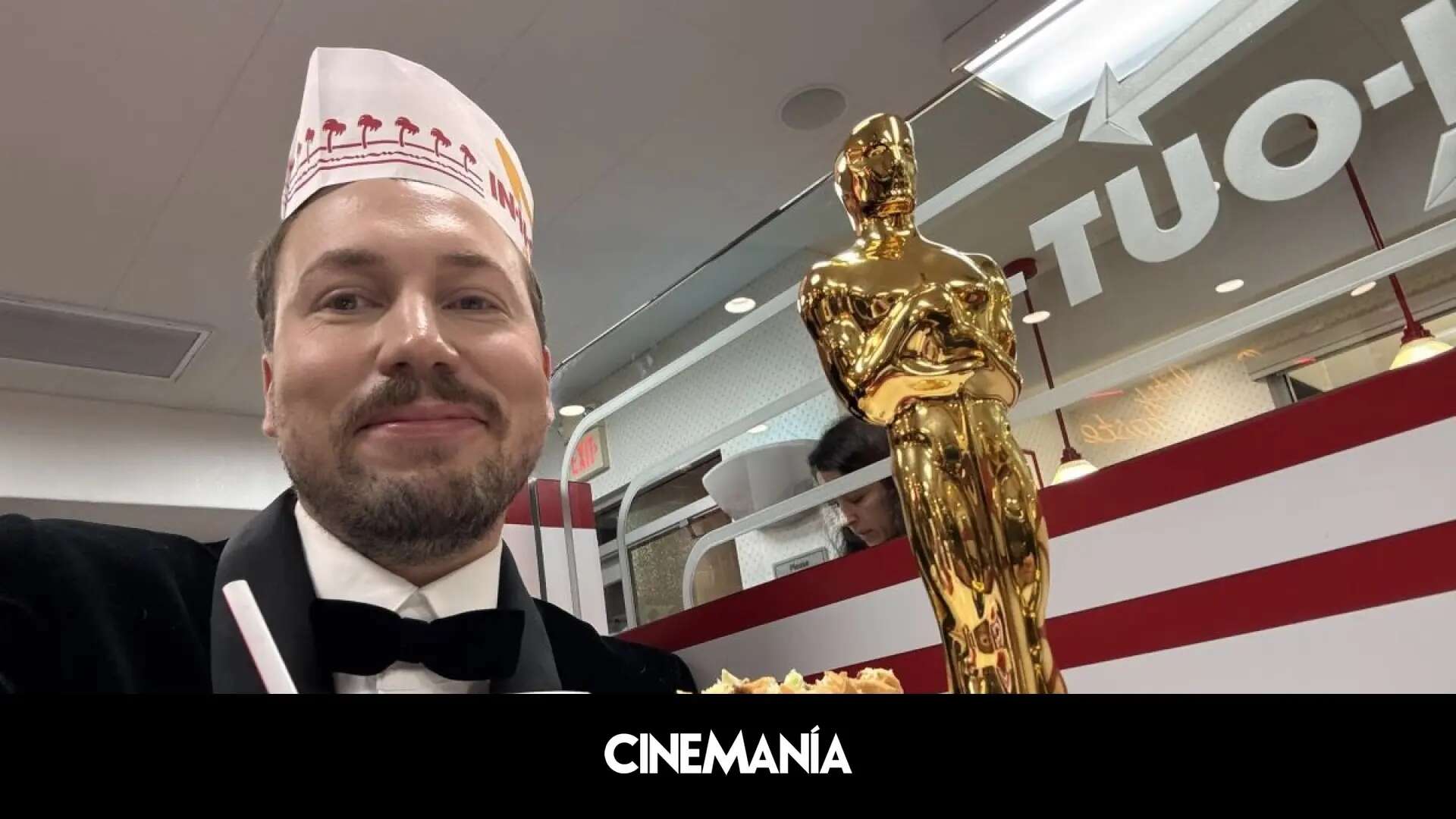 El viaje del equipo de 'Flow' a los Oscar: perritos, hamburguesas y premios