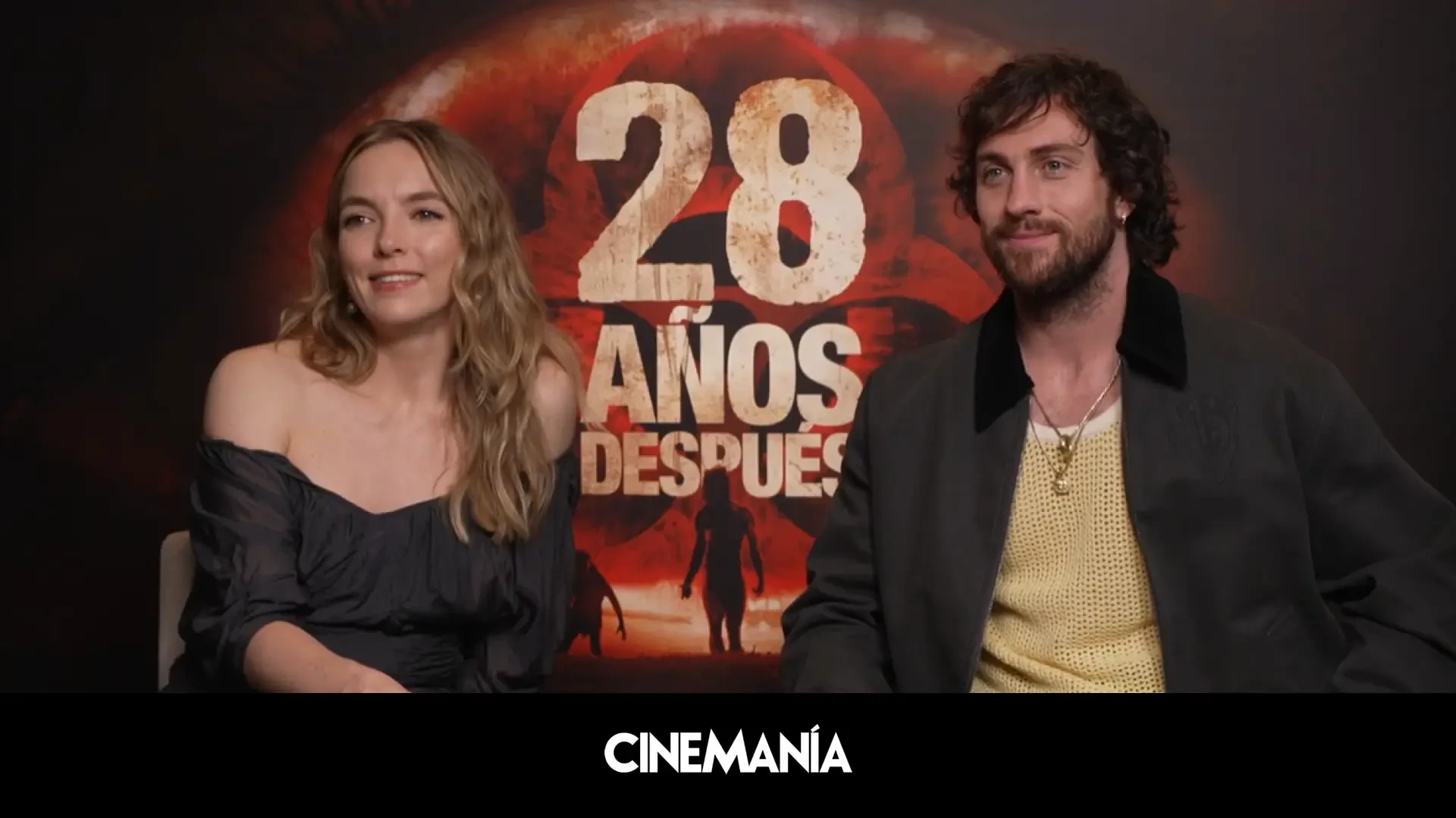 Aaron Taylor-Johnson y Jodie Comer visitan España y nos explican '28 años después': 