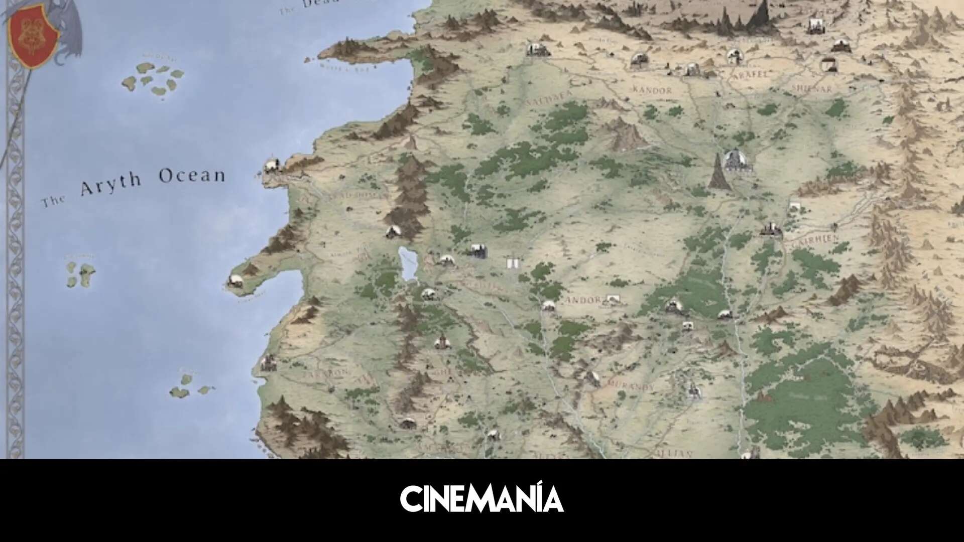 Mapa de 'La rueda del tiempo': el recorrido por las Tierras Occidentales en Prime Video