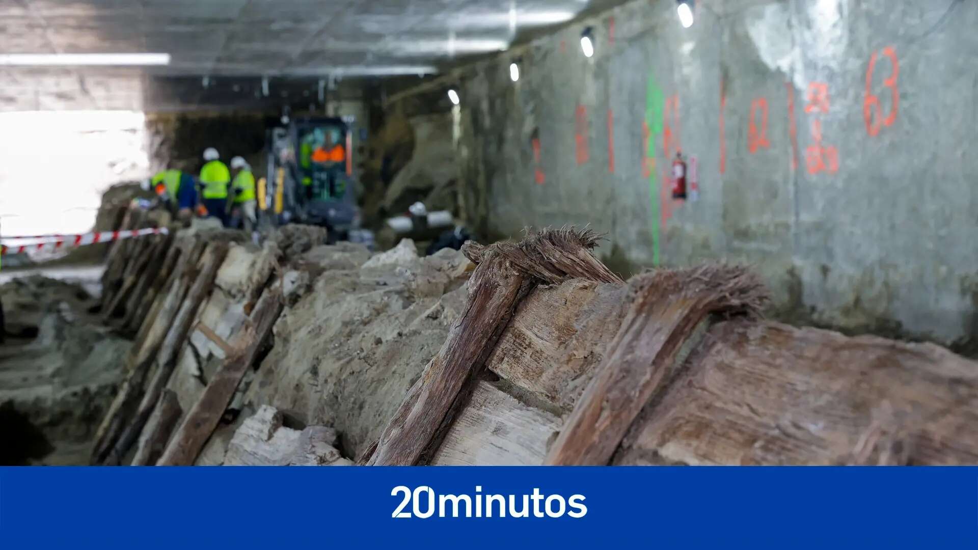 FOTOGALERÍA | Los restos del Canal del Manzanares hallados en plena estación de Madrid Río