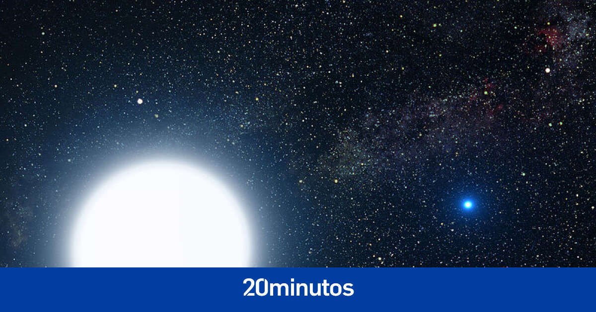 Encuentran una 'estrella vampiro' que gira sobre sí misma una vez cada 25 segundos