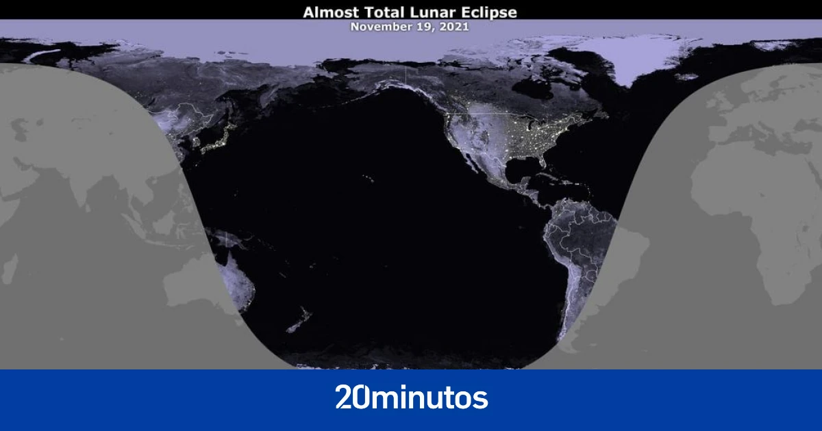 Cómo observar el eclipse lunar parcial más largo en siglos con luna llena