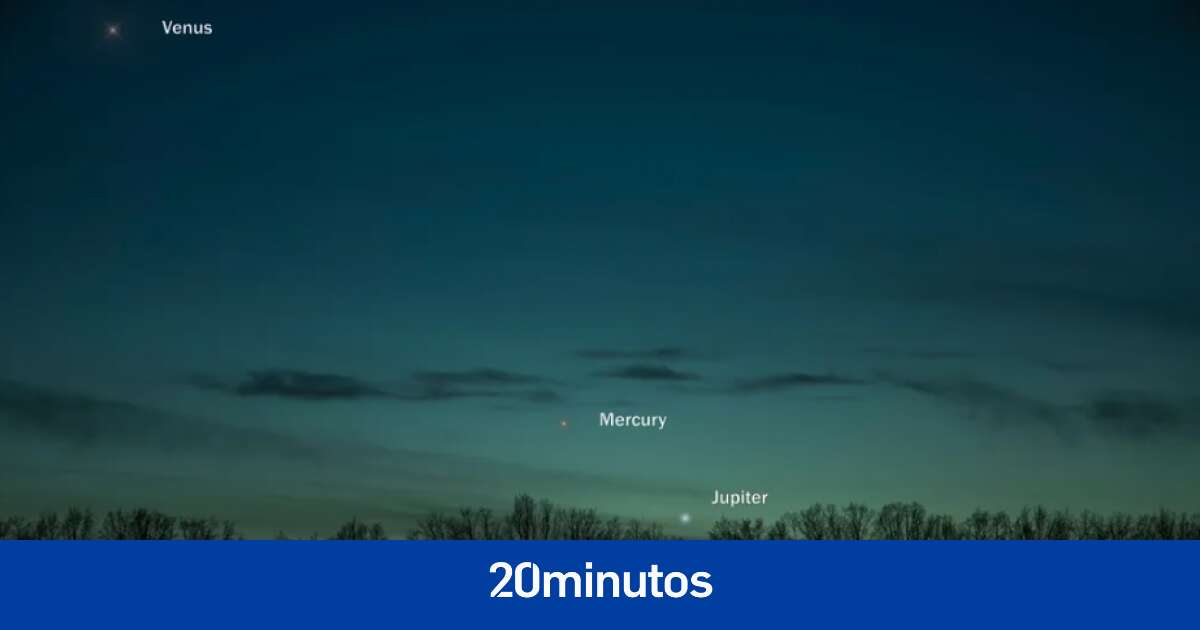 Un nuevo espectáculo visual llega al cielo: Mercurio y Júpiter podrán verse juntos