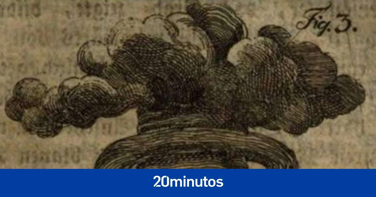Por qué existen dibujos de nubes con forma de hongo en el siglo XVIII