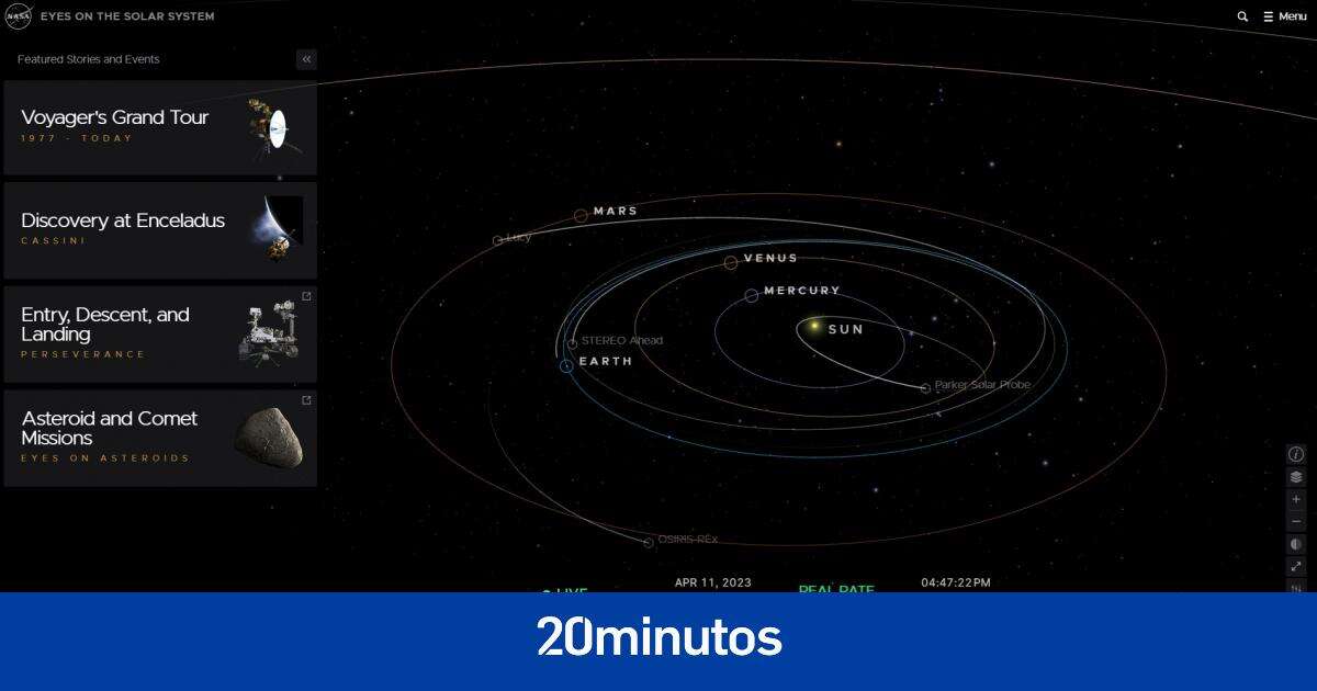 Cómo funciona el mapa interactivo que ha lanzado la NASA para poder viajar por el espacio