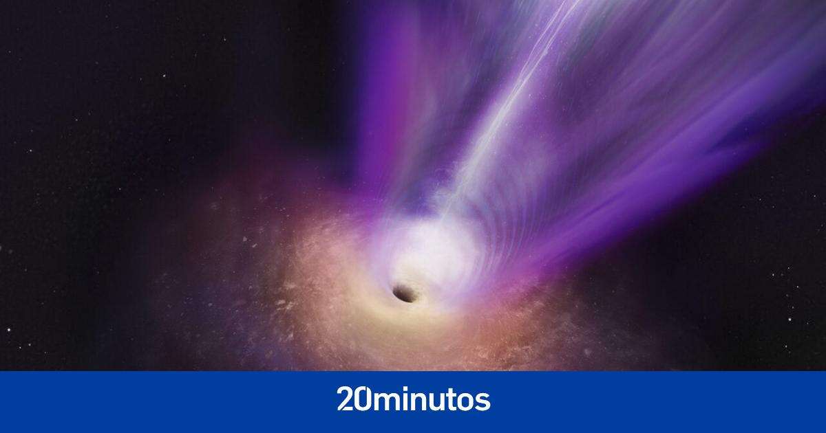 Primera imagen del agujero negro de M87 y su chorro masivo