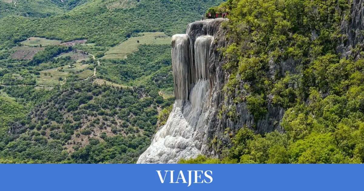 Las sorprendentes cascadas petrificadas con pozas naturales en México