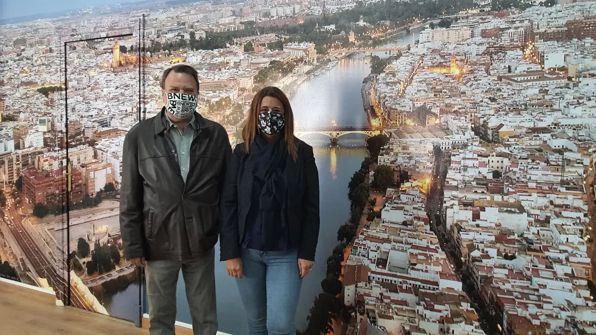 Monteseirín y Gaya estudian la bonificación del IBI a las empresas de la Zona Franca de Sevilla