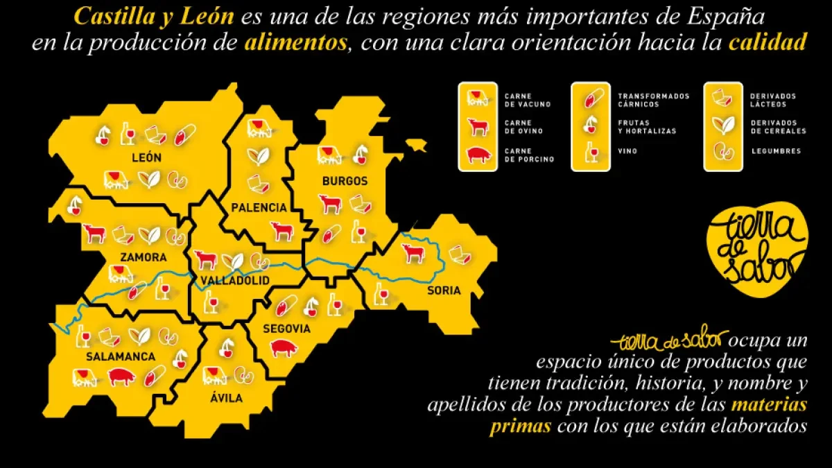 Qué es Tierra de sabor y qué significa el distintivo del corazón amarillo