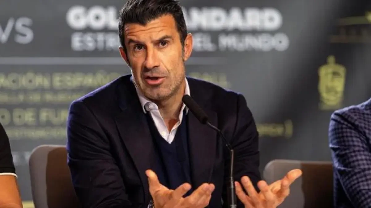 Enganchón de Figo con Rufián: 