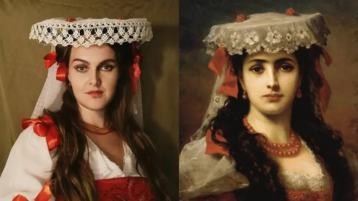 Una amante del arte recrea cuadros famosos con sus increíbles autorretratos