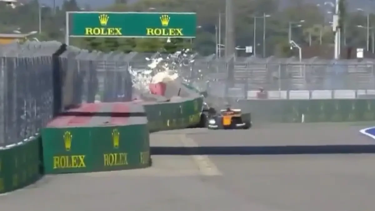 El brutal accidente que ha obligado a cancelar la carrera de F2 en Rusia