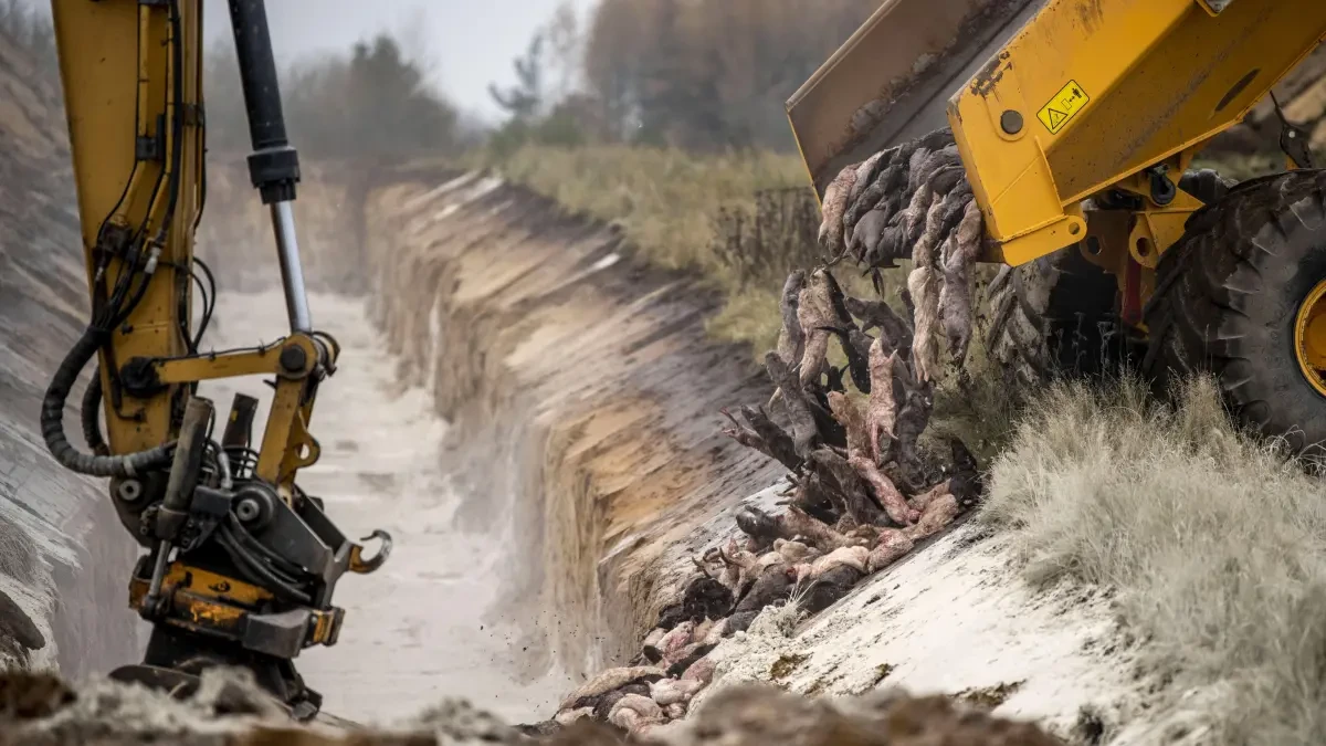 Las terribles imágenes del sacrificio de 17 millones de visones por la Covid-19