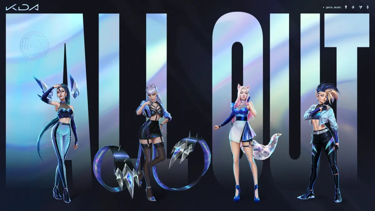 K/DA, la popular banda virtual del juego 'League of Legends', lanza su primer EP con cinco canciones
