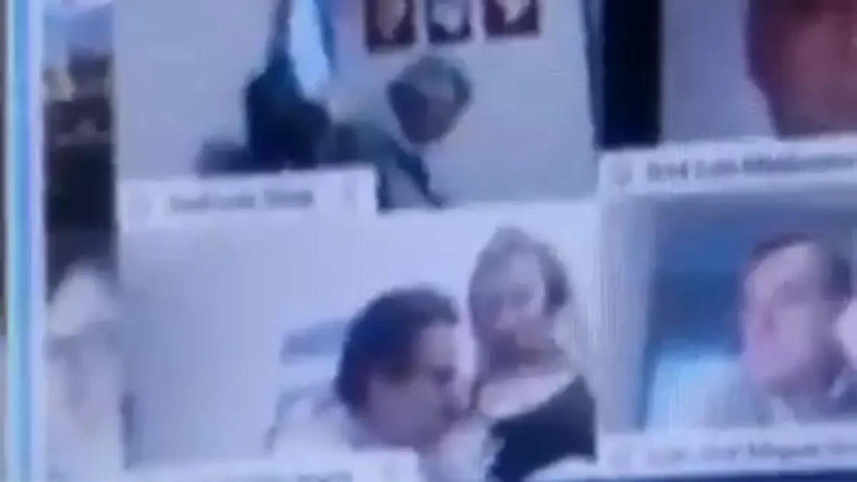 Dimite un diputado tras ser pillado besando los pechos de su pareja en una sesión virtual del Congreso
