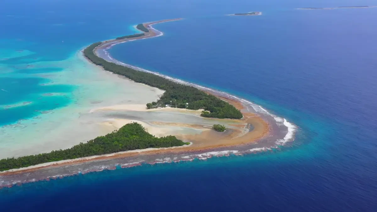 Se va de vacaciones al país menos visitado del mundo, una isla que está desapareciendo por el cambio climático
