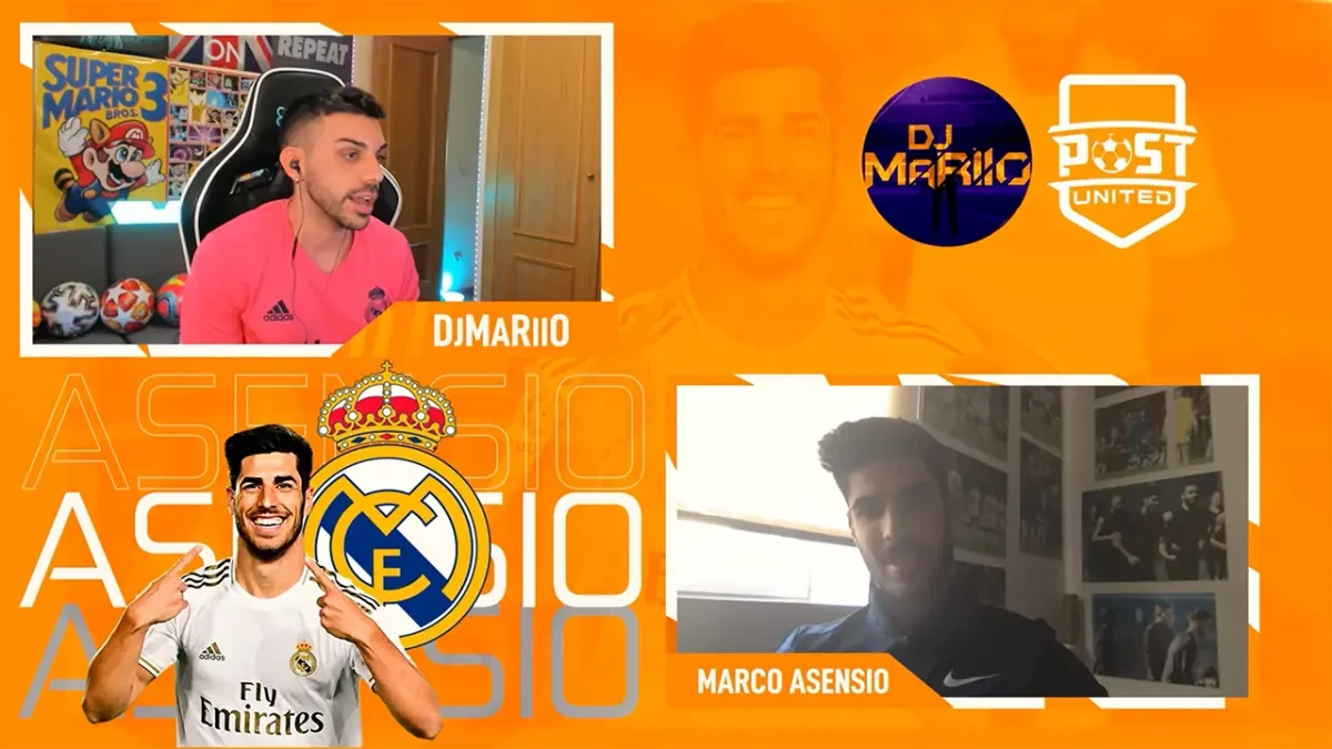 Las confesiones de Marco Asensio al youtuber DjMaRiiO: 