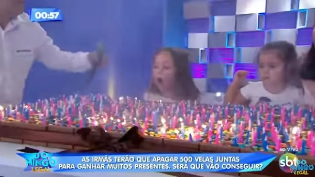Las hermanas virales por pelearse en un cumpleaños reaparecen en televisión y compiten para apagar 500 velas