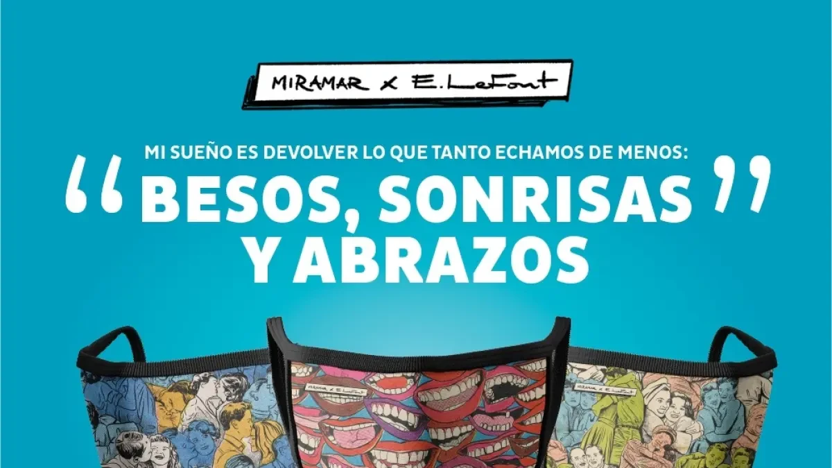 Salud, moda y arte se unen en las nuevas mascarillas diseñadas por Emmanuel Lafont para Miramar