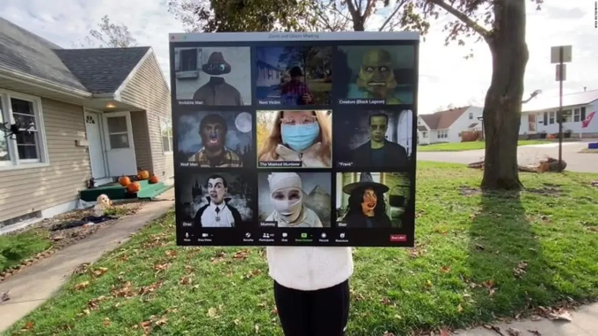 Los disfraces más originales para este Halloween inspirados en el coronavirus: de las videollamadas al papel higiénico
