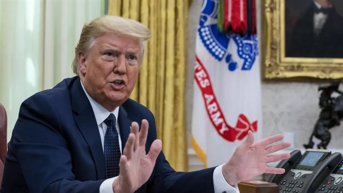 Trump rompe un acuerdo con la CBS y publica una entrevista que acabó en riña