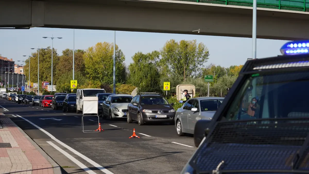 Salamanca inicia el confinamiento perimetral con los primeros controles policiales