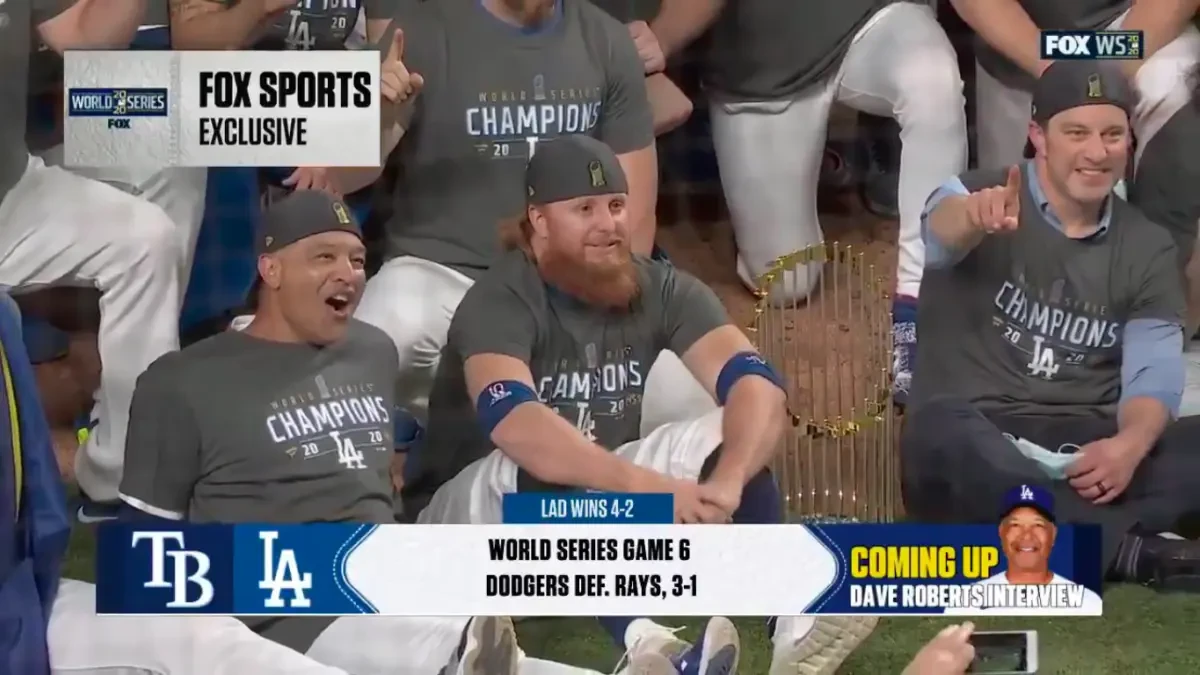 La estrella de los Dodgers abandona la final de las Series Mundiales en pleno partido por dar positivo... y luego sale a celebrar el título sin mascarilla
