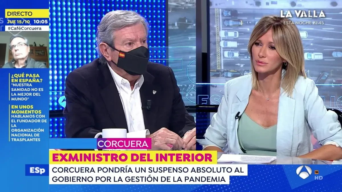 José Luis Corcuera sufre un susto con 