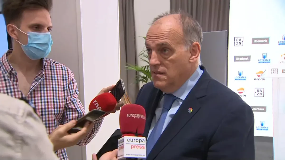 Javier Tebas pide a los candidatos a la presidencia del Barça que dejen de lado el independentismo