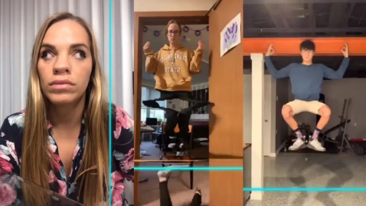 El 'túnel del tiempo', el reto viral de Tik Tok que 'provoca' pequeñas caídas y caras deformes