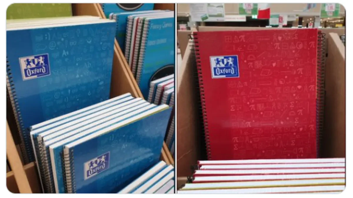 ¿De qué color es la libreta de cada asignatura? Los nuevos cuadernos de Oxford abren el debate en las redes
