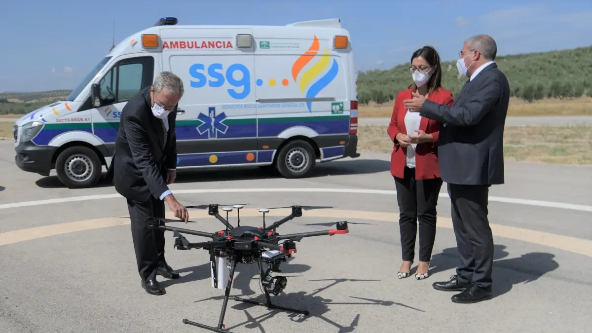 Vodafone España realiza el primer vuelo de un dron de emergencias equipado y controlado por la red 5G
