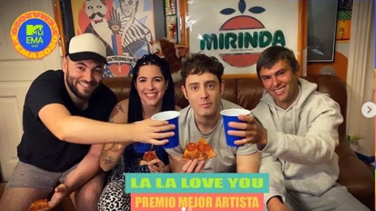 El grupo La La Love You, elegido mejor artista español de los EMA de MTV