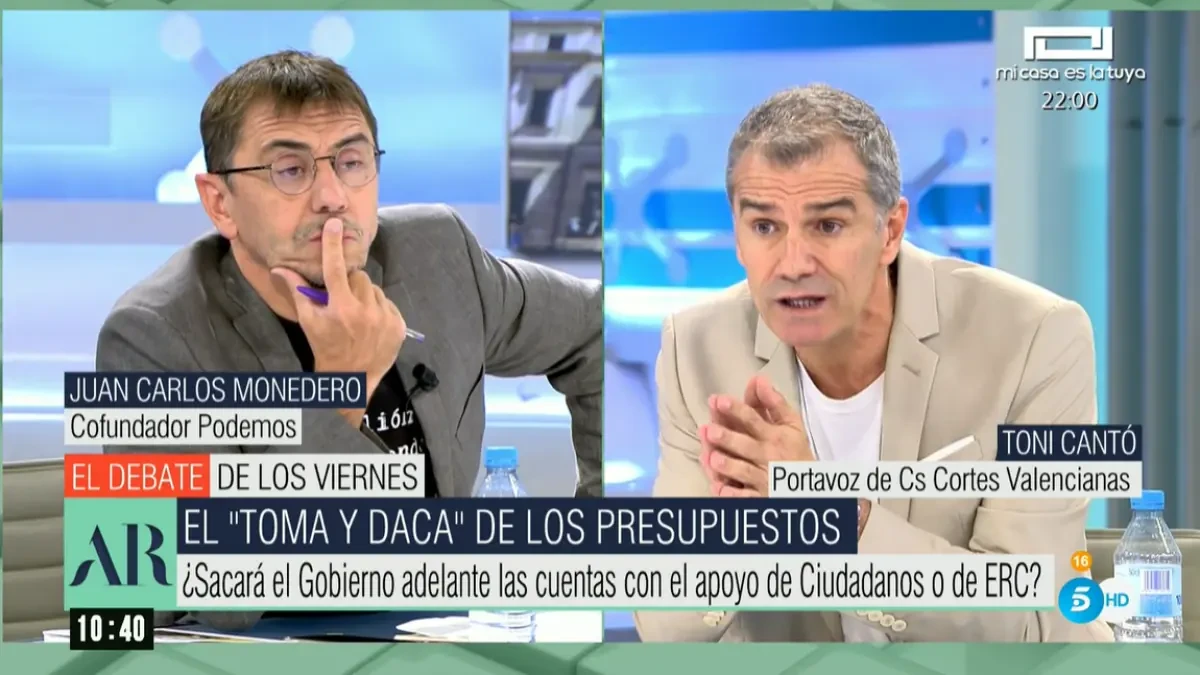 Monedero defiende a Bildu de PP y C's: 