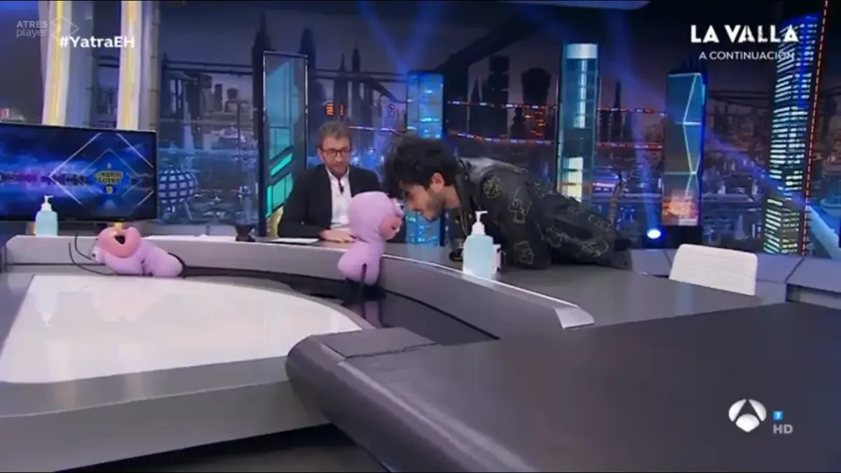 Trancas desafía a Sebastián Yatra en el 'El hormiguero': 