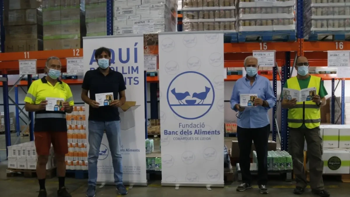 El Banco de Alimentos de Lleida prevé necesitar mil toneladas en seis meses