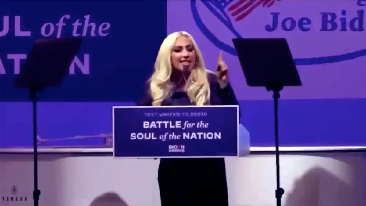 Lady Gaga pide el voto para Joe Biden con un discurso contra Trump: 