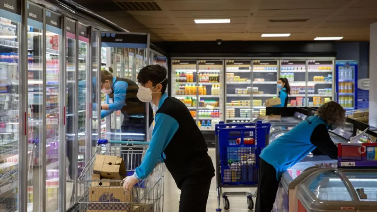 Trabajar en un supermercado se ha convertido en un empleo de riesgo durante la Covid, y ahora hay pruebas