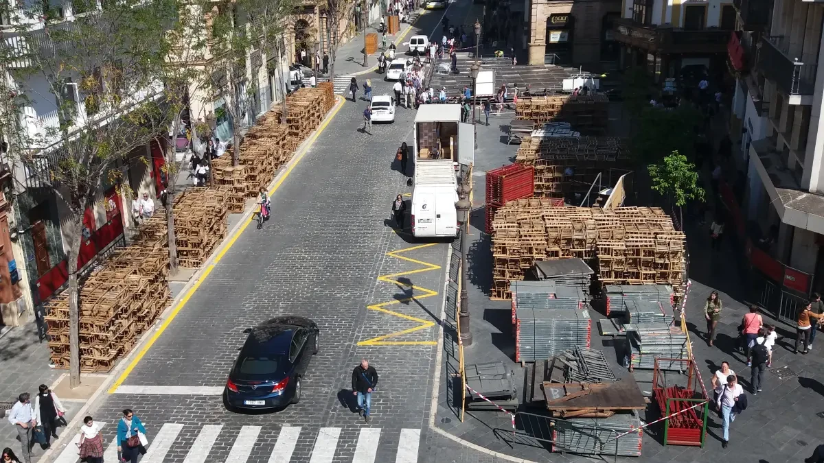 Último día para solicitar en Sevilla el reembolso del dinero de las sillas de Semana Santa