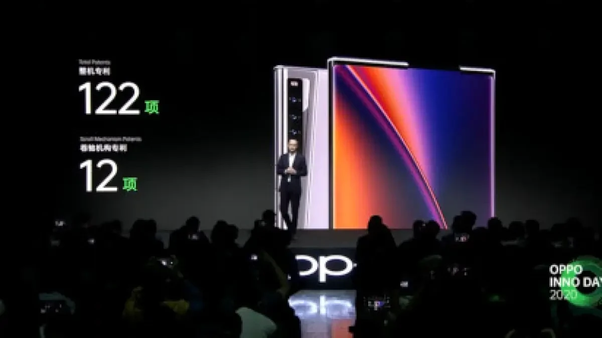 OPPO luce el OPPO X 2021, su concepto de móvil con pantalla OLED extensible