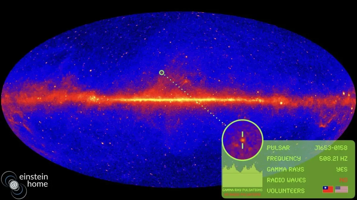 Identifican una fuente misteriosa galáctica de rayos gamma que bate récords