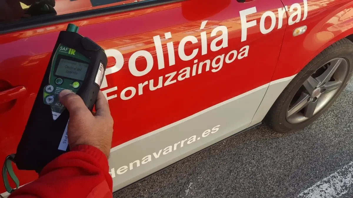 Policía Foral instruye 44 atestados por delitos contra la seguridad vial en septiembre