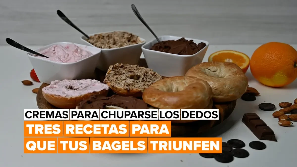 Cremas para chuparse los dedos: tres recetas para que tus bagels triunfen