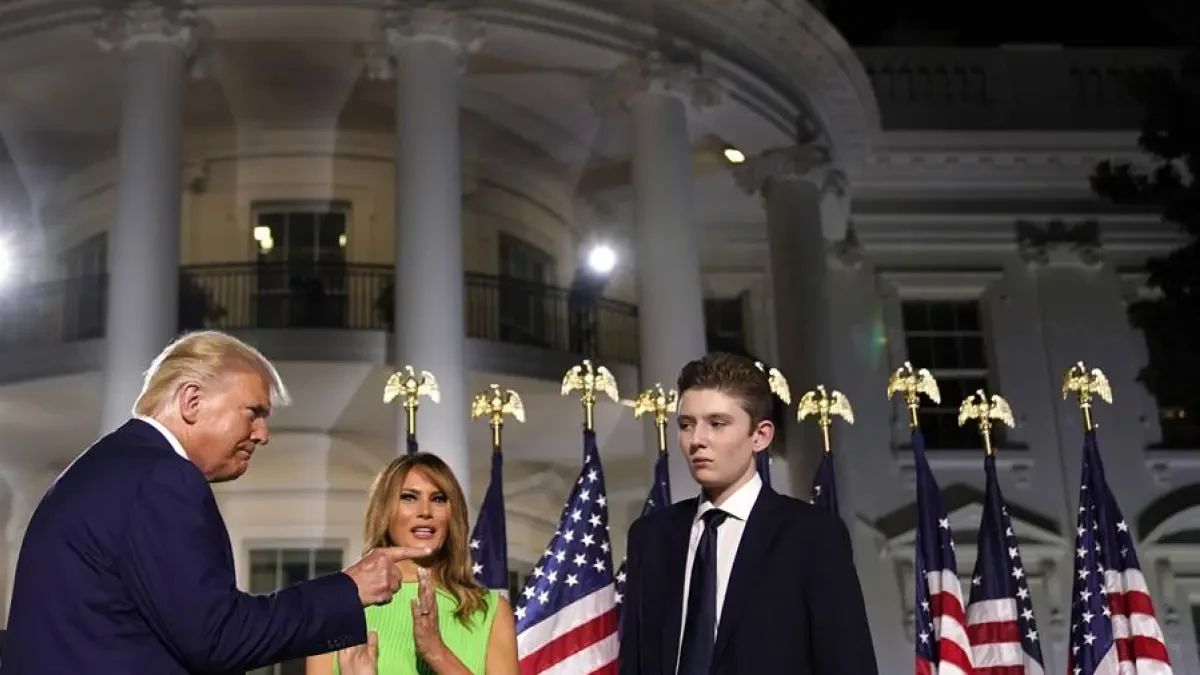 Barron Trump, el hijo de 14 años del presidente de EE UU, también dio positivo en coronavirus