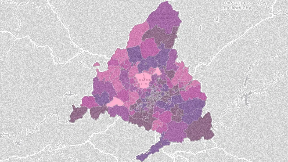Mapa de las zonas de Madrid ante nuevas posibles restricciones: solo 8 de 286 no llegarían al umbral de incidencia mínima