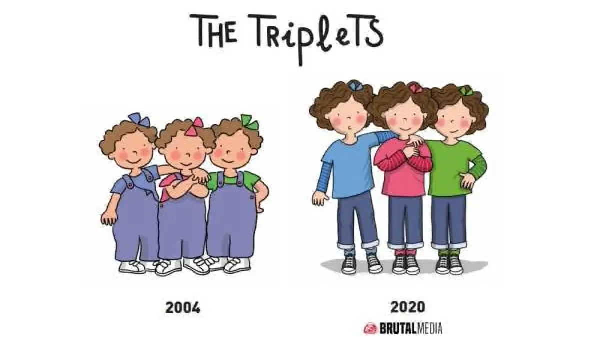 'Las tres mellizas', las pequeñas españolas que triunfaron en el mundo, vuelven 20 años después ya crecidas