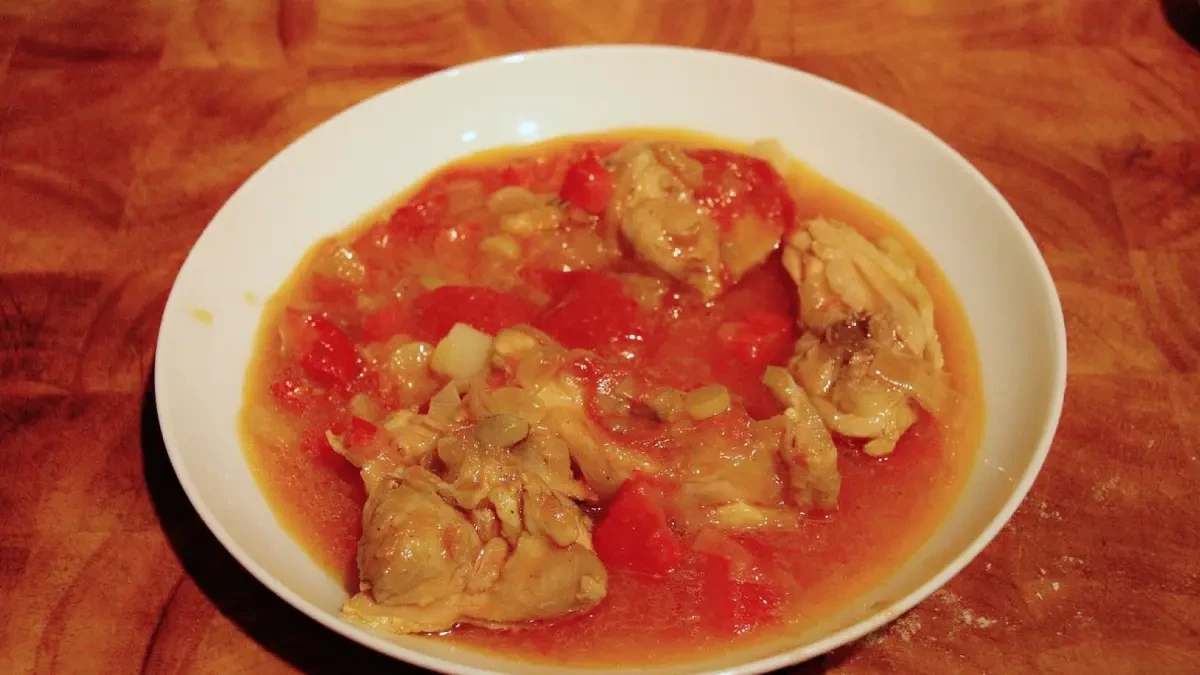 Cómo hacer pollo al chilindrón en la Thermomix, paso a paso