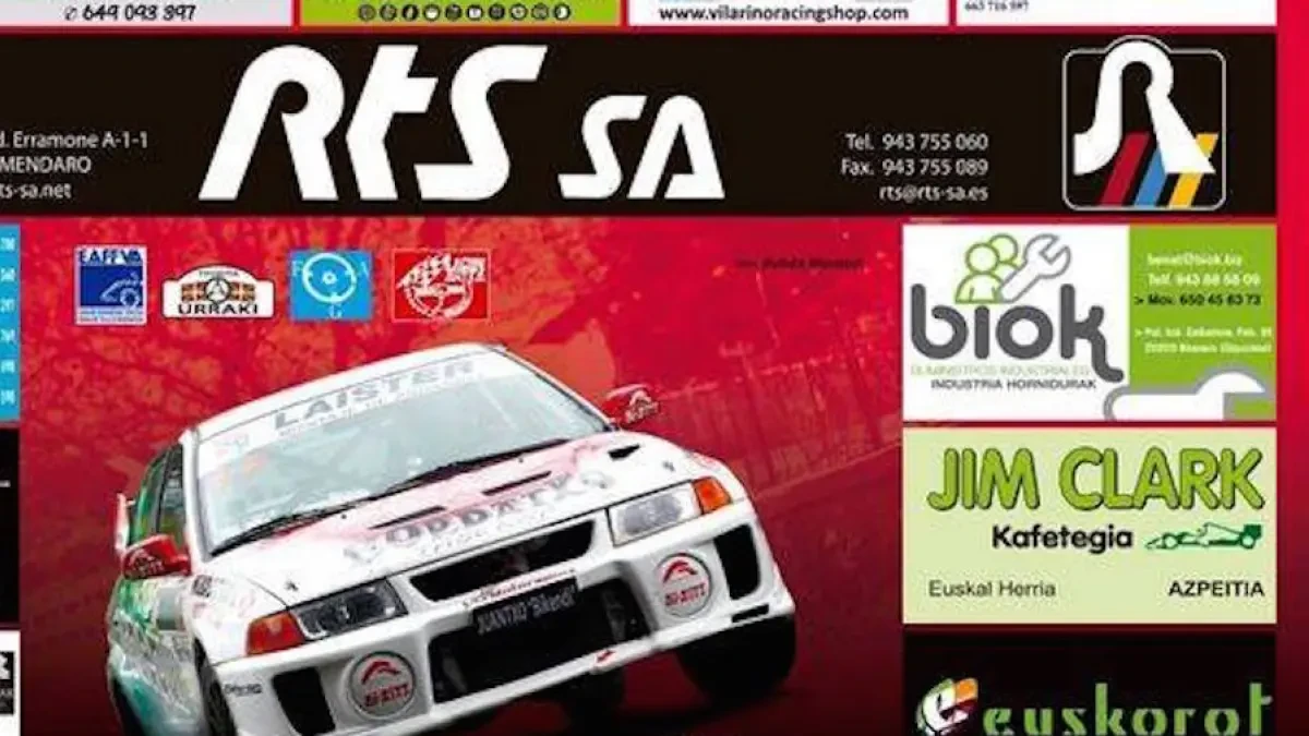 Muere un piloto de rally tras chocar contra un muro en Azpeitia