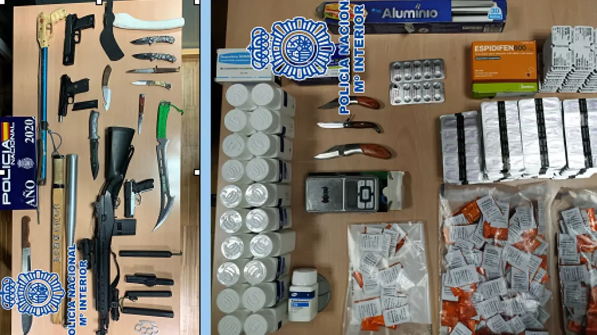 Detenido el dueño de un local en Vigo donde se hallaron 1.500 pastillas, armas y clientes sin mascarilla