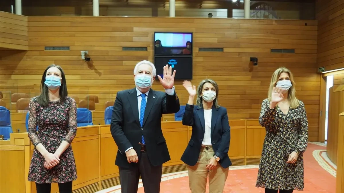 Políticas sostenibles y educación de calidad: los niños gallegos ponen deberes a la clase política en el foro de Unicef